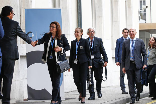 Syria government hits at occupation, opposition urges justice as peace panel opens
