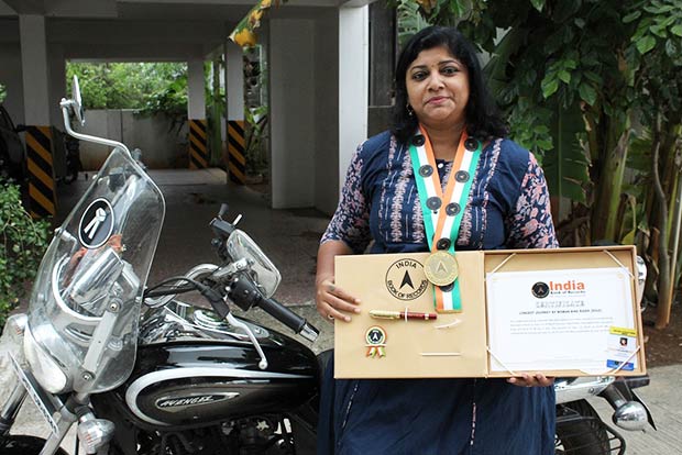 Chennai lawyer vrooms her way into record books