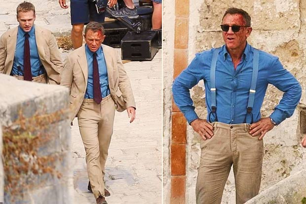 James Bond star Daniel Craig spotted in bloodied, bruised look on sets of No Time to Die