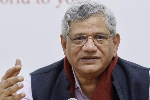 Govt shouldnt wait for an apple to fall on its head: Yechury on Goyals gravity comment