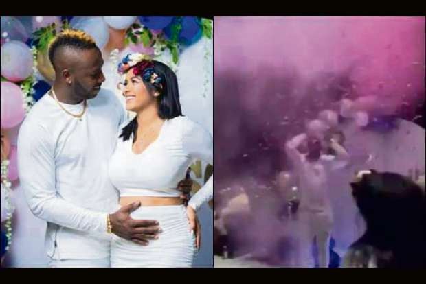 Andre Russell announces arrival of first baby in unique way