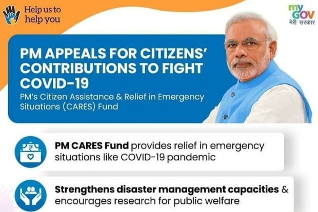 Donations made to PM-CARES Fund eligible for 100pc tax deduction Donations made to PM-CARES Fund eligible for 100pc tax deduction