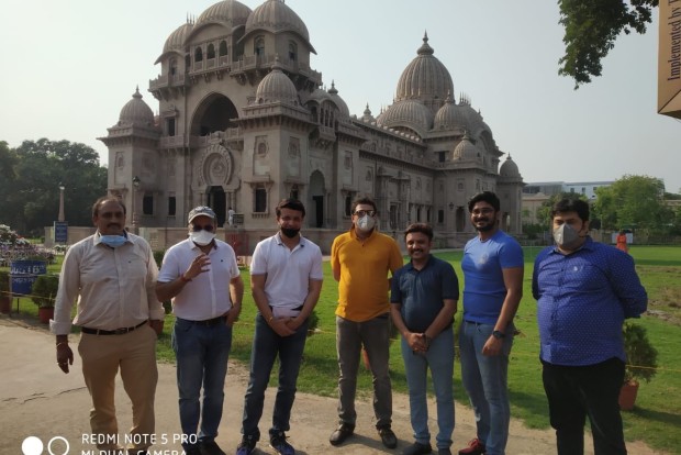 COVID-19: Ganguly visits Belur Math after 25 years, helps needy