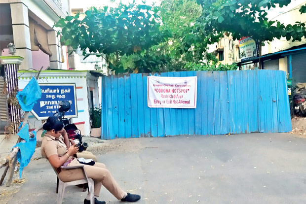 Residents in fear as COVID stalks Periyar Nagar street