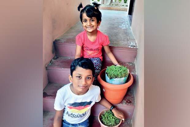 NGO teaches children to grow healthy greens in 21 days