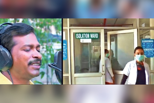 Now, a DCP pens and sings for anti-corona music video