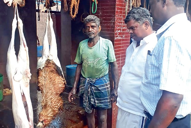 Madurai meat stalls flout rules, likely to be shifted to outskirts Madurai meat stalls flout rules, likely to be shifted to outskirts