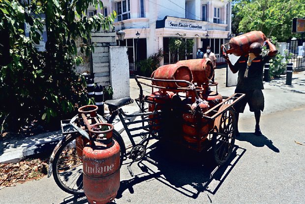 LPG delivery men in dilemma over serving consumers at containment zones LPG delivery men in dilemma over serving consumers at containment zones