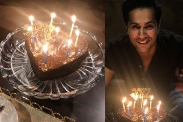 Varun Dhawan cuts heart-shaped cake at home on 33rd birthday