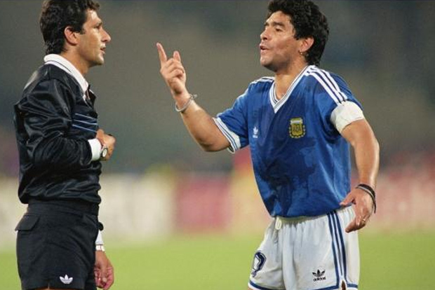 Couldve sent off Maradona during anthems: 1990 WC final referee