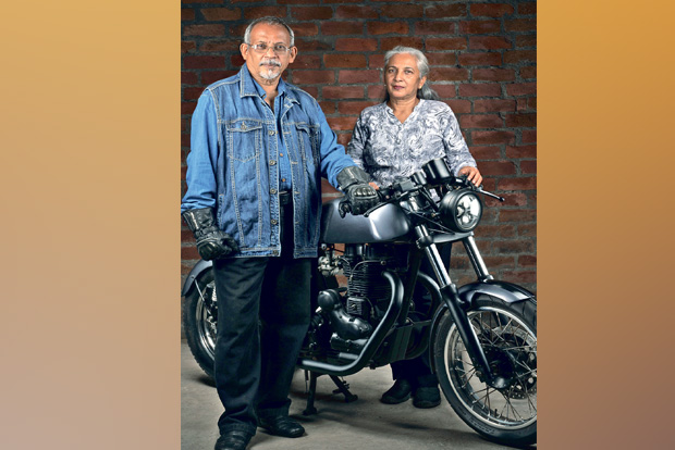 60-plus Chennai couple share passion for motorbike customisation