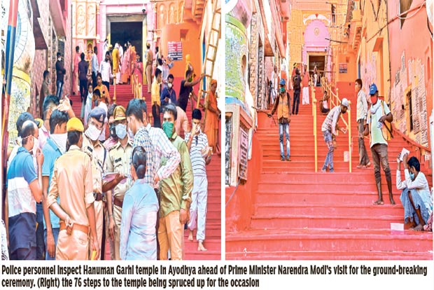 Hanuman Garhi temple readies to welcome Modi