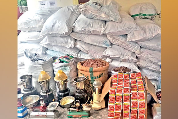 2,000 kg gutkha seized across city, suburbs in 2 days