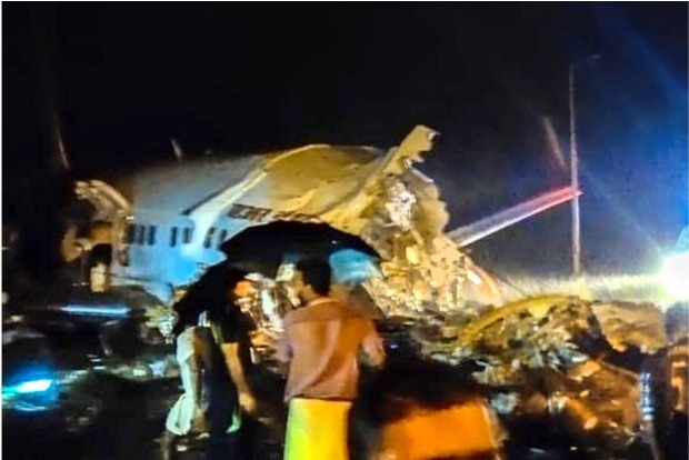 14 killed as AI Express plane overshoots runway, plunges into valley