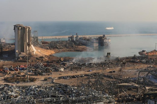 Lebanon sees possible external interference in port blast Lebanon sees possible external interference in port blast