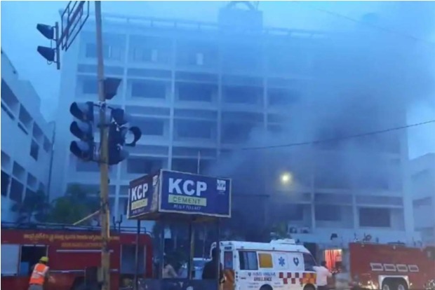 7 patients killed in fire at COVID care facility in AP