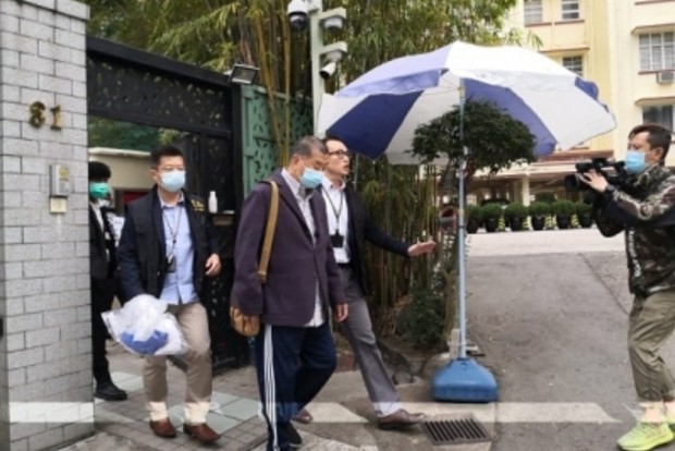 HK media mogul arrested over suspected foreign collusion