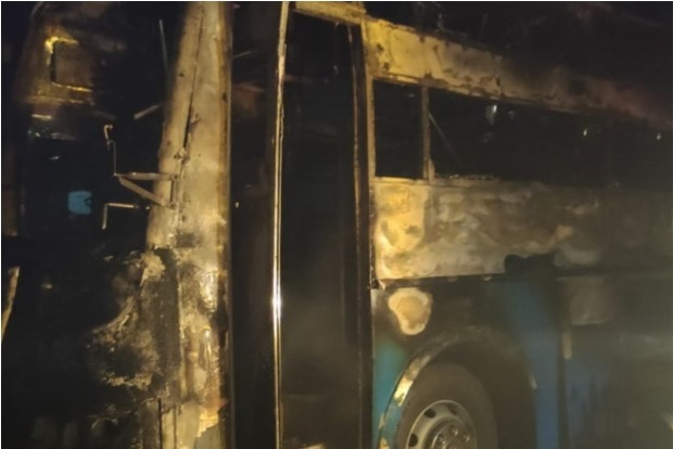 5 dead, 27 injured as bus catches fire in Karnatakas Chitradurga