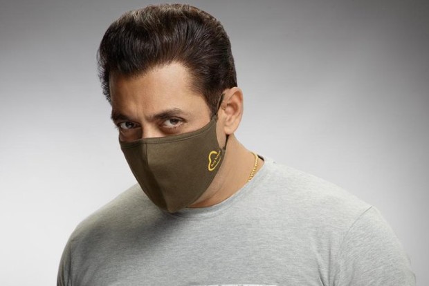 Salman Khan tweets pic wearing mask of his brand, gets trolled