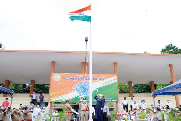 I-Day celebrations: COVID protocols respected in Vellore, Ranipet, Tirupattur and Tiruvannamalai districts