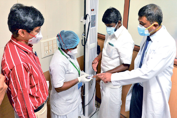 Follow-up clinic at RGGGH to check health concerns of recovered patients