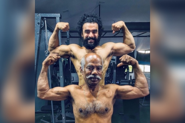 Malayalam star Tovino Thomas, workout partner dad flaunt muscle power