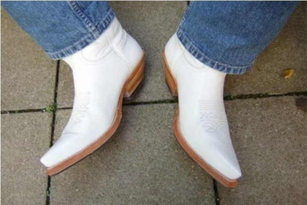 White is the new black for mens footwear