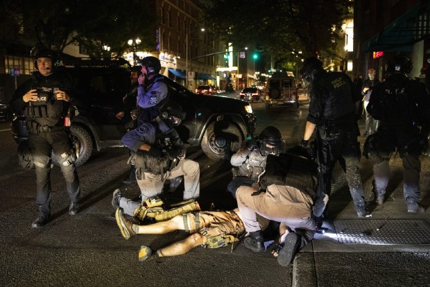 1 killed in Portland as Trump supporters clash with protesters