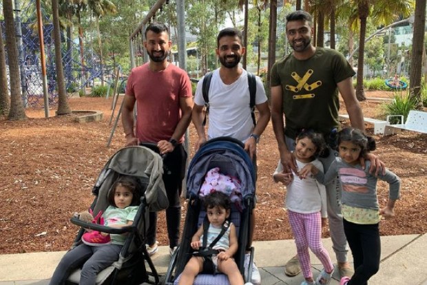 Rahane, Pujara and Ashwin enjoy day out with kids in Sydney