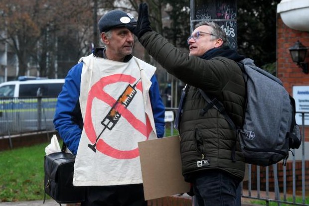 German police break up banned coronavirus demonstration