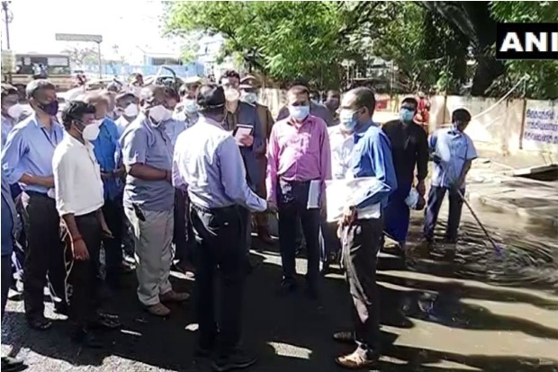 Central team inspects flood-affected areas in Chennai