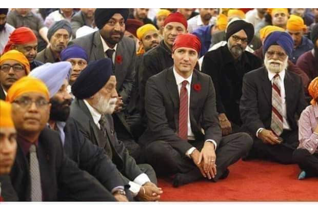 Image shared falsely as Trudeau joining farmers’ protest