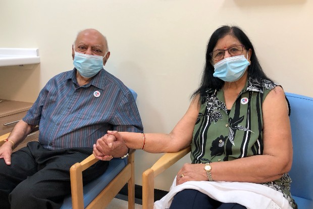 British Indian couple among 1st in world to receive Covid vaccine
