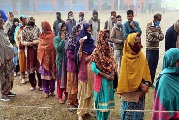 Polling For 7th Phase Of DDC Elections In J-K Begins Polling For 7th Phase Of DDC Elections In J-K Begins