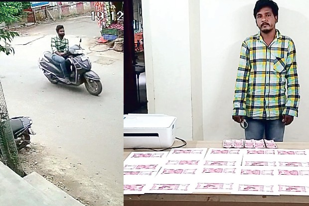 Tailor held for printing Rs 2K notes after success with Rs 100