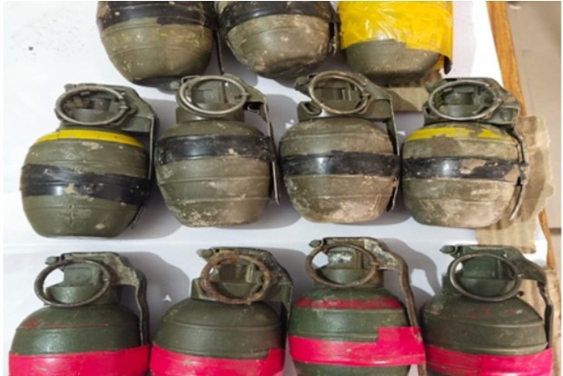 11 Grenades Dropped By Pak Drone Recovered Near IB In Punjabs Gurdaspur