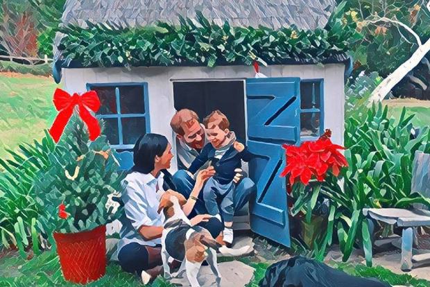 Prince Harry, Meghan share Christmas card