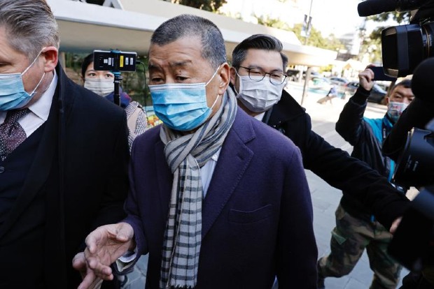 Hong Kongs top court puts media tycoon Jimmy Lai back in custody