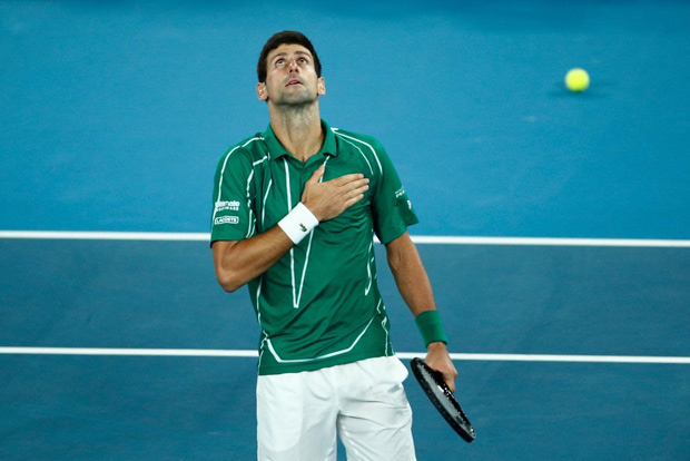 Djokovic pays tribute to Bryant after Aus Open win