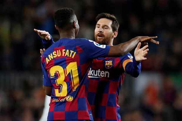 Teenager Fati back among the goals as Barca see off Levante