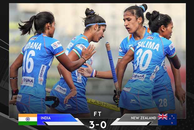 Indian women finish NZ hockey tour on high, beat hosts 3-0