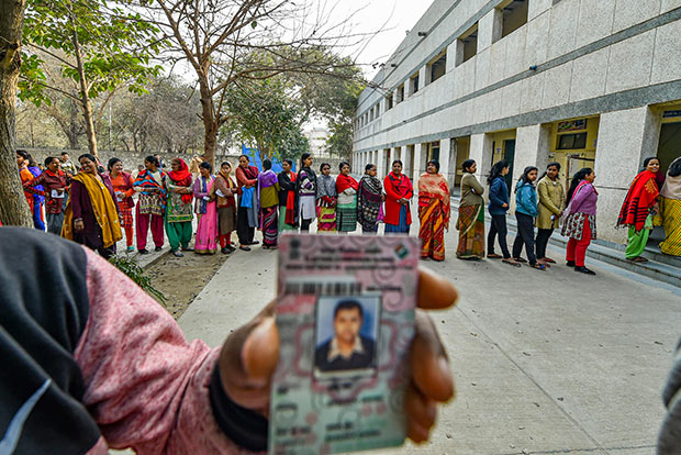 Delhi records voter turnout of 57 pc till 6 pm, figure likely to rise: Poll official