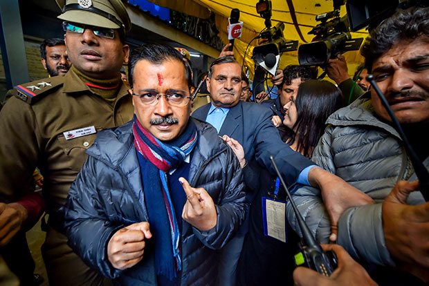 61 per cent turnout in Delhi, exit polls predict easy victory for AAP