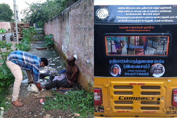 Rescuing homeless not a slogan for this auto driver, but a daily service