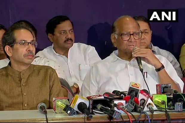 Day after spat on NIA taking over Bhima Koregaon case, Pawar-Uddhav stage