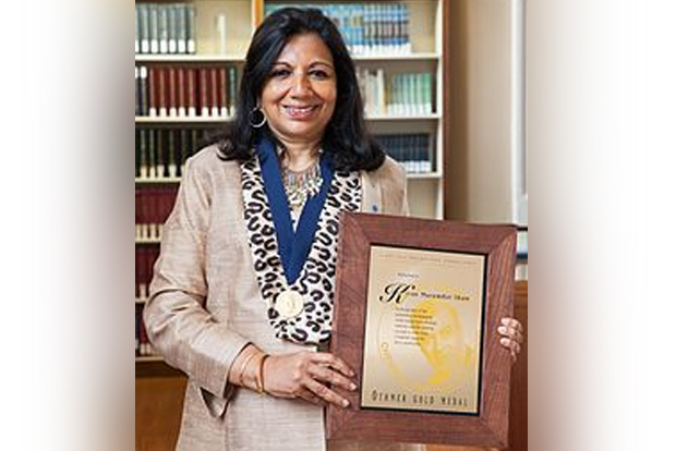 Biocon chief Kiran Shaw declared EY entrepreneur of 2019