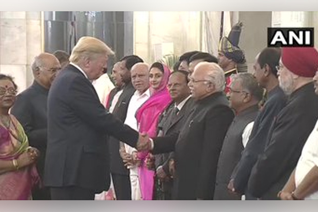 Kovind hosts banquet for US President