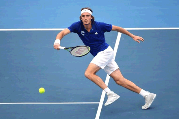 Tsitsipas moves into 2nd round of Dubai Championships