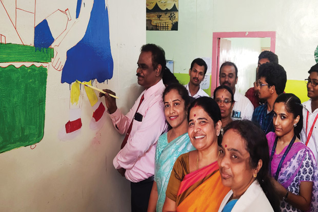 CMCH ward gets colourful makeover to cheer up children
