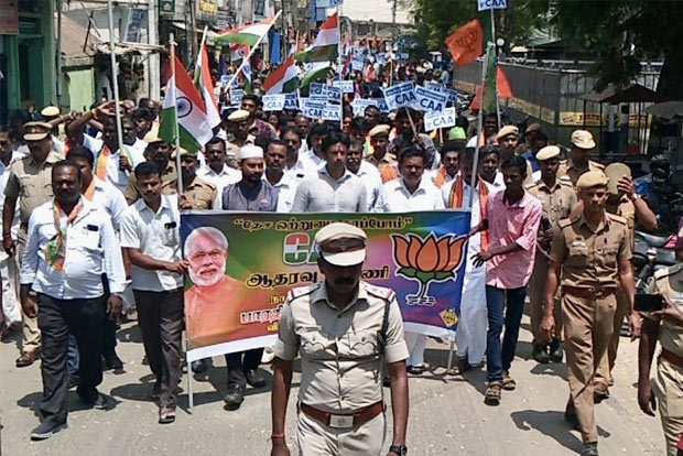BJP takes out pro-CAA rallies in Tamil Nadu